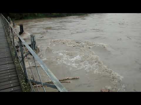 L'Adda dalla passerella di Fara Gera d'Adda - 28/10/2018.