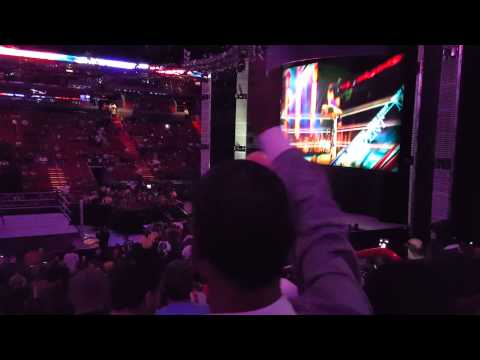 Wwe Main Event intro live in Miami Florida 9/1/15