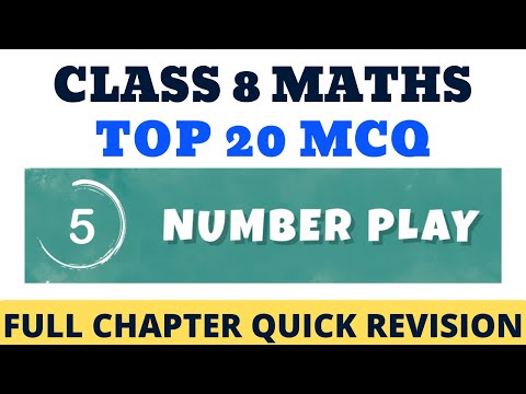 Best MCQ Class 8 Number Play | Ganita Prakash Maths MCQ Class 8