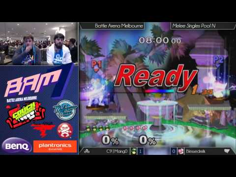 Bam 7 Melee Pools - C9Mang0 vs Blessedmilk
