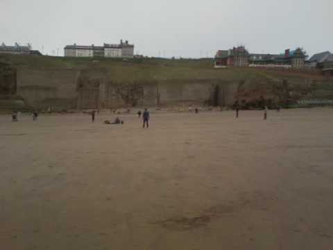 smoking a pipe on the beach