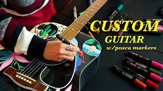 CUSTOM GUITAR w/ Posca Markers (SATISFYING)