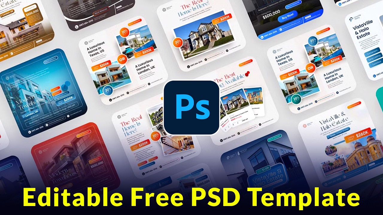 TOP 5 Website To Find Editable Free PSD Template