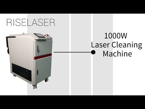 1000w laser cleaning machine opeartion and samples test
