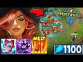When Miss Fortune hits 1100 AP and gets a PENTAKILL with one ability (THIS IS BROKEN)