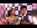Faisal and Roshni at Indian Telly Awards 2014