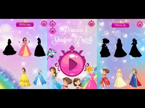 Princess Shadow Puzzle Game video thumbnail