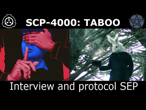 SCP-4000 | Taboo Interview and protocol SEP