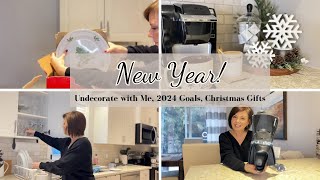 2024 Goals - Ins & Outs | What I Got for Christmas | Undecorate with Me after Christmas