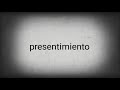 Presentimiento -Pedro Infante- (letra)