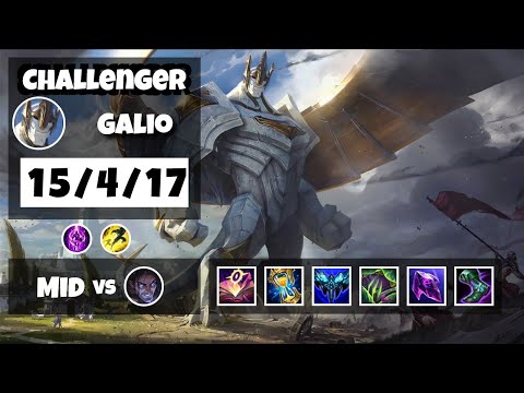 Galio vs Sylas KOREAN Challenger MID (15/4/17) - v11.18