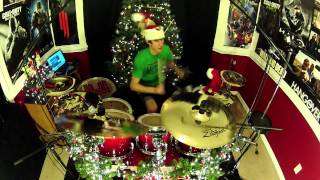 Christmas With Weezer - Drum Cover - &quot;We Wish You A Merry Christmas&quot; - &quot;O Holy Night&quot;