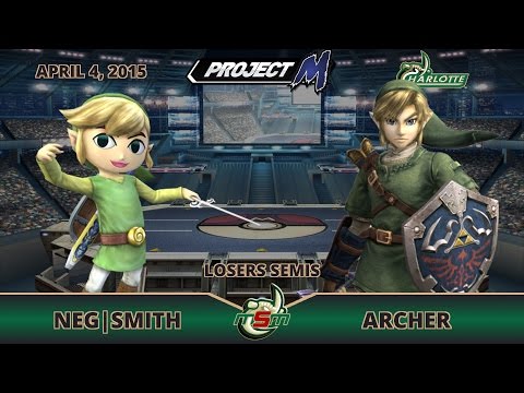 Midstate Massacre 5|Project M-Losers Semis: Archer (Link) vs NEG|Smith (Toon Link)