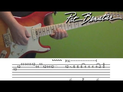 Hit Me With Your Best Shot (Pat Benatar/Neil Giraldo) - Guitar Solo Lesson with Tabs!
