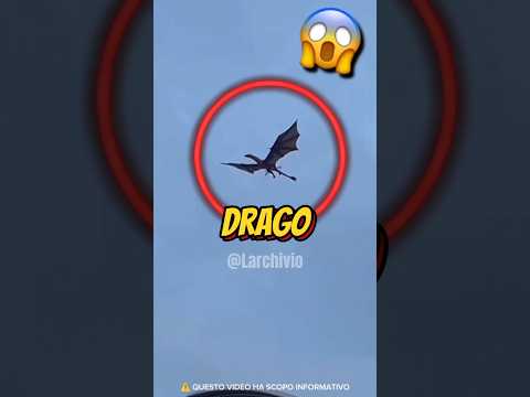 È APPARSO UN DRAGO NEL CIELO?! 😱 #curiosità #informative