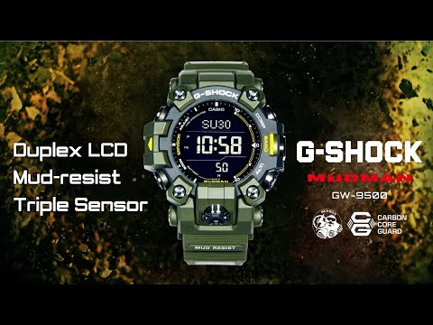 MUDMAN GW-9500 FUNCTIONS | CASIO G-SHOCK