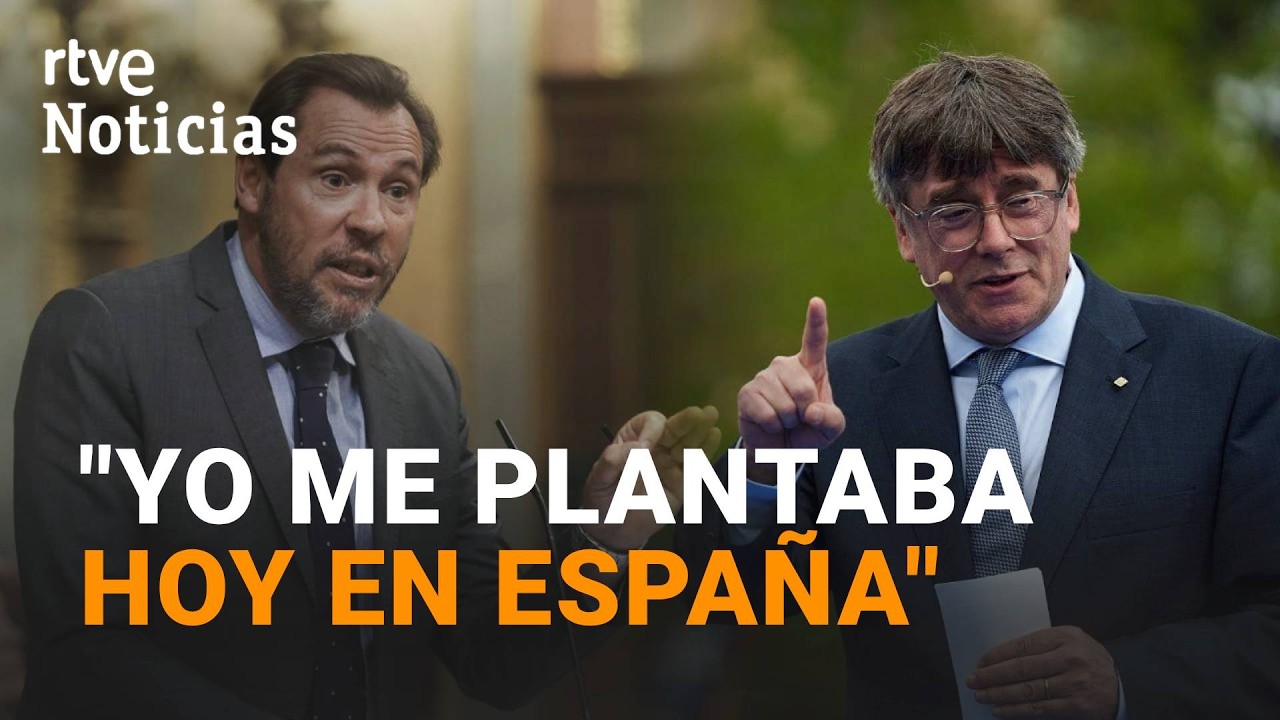 Óscar Puente anima a Puigdemont venir a España tras la sentencia del TJUE sobre la amnistía |RTVE