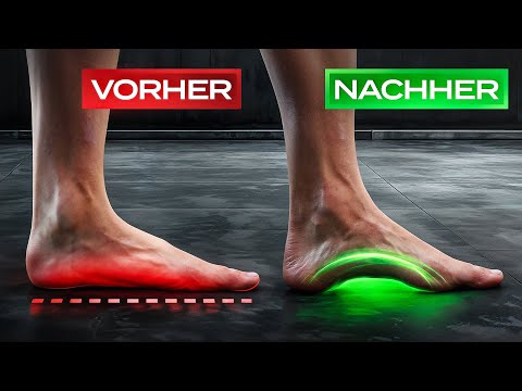 How to strengthen your arch in just a few minutes! (Stretch flat feet)
