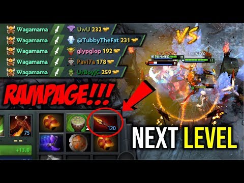 THE NEXT LEVEL PLAY..!! Dagon 1st Item Legion Commander Rampage by Waga 7.21d | Dota 2