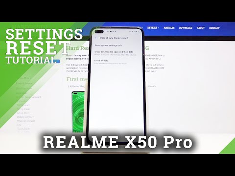 How to Reset All Settings of Realme X50 Pro- Perform Settings Reset