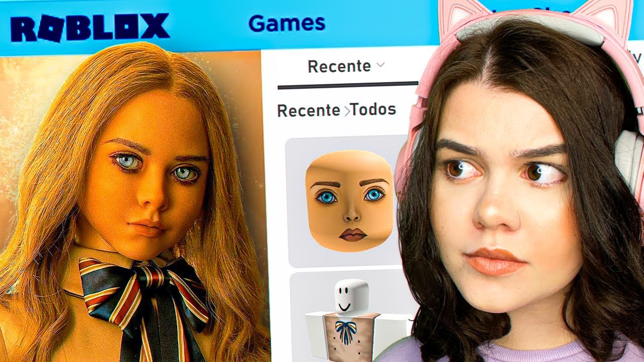 criei o PERFIL DA M3GAN no ROBLOX (igual do FILME)