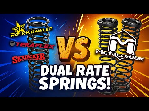 MetalCloak True Dual Rate Coils vs. Rock Krawler, Teraflex & Skyjacker | Ride Quality, Flex & More