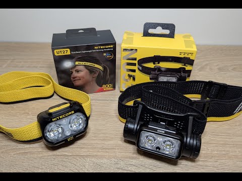 TEST NITECORE NU53 and NITECORE UT27 (LOW, MID, HIGH mod)