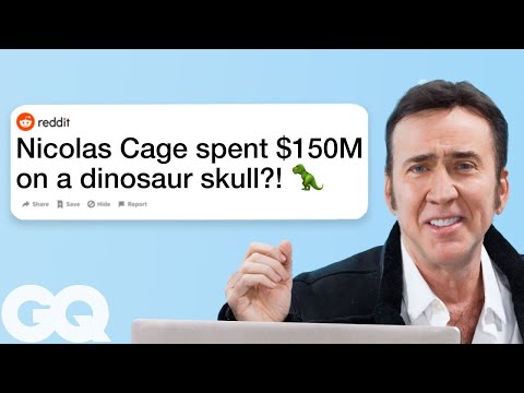 Nicolas Cage Replies to Fans on the Internet | Actually Me | GQ