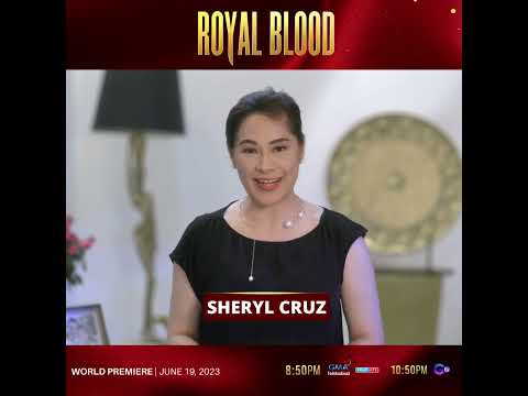 Sheryl Cruz invites you to watch 'Royal Blood' on GMA Telebabad