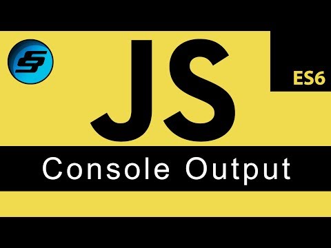 Console Output JavaScript Programming