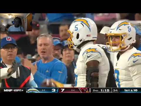 Los Angeles Chargers vs Arizona Cardinals | reaction