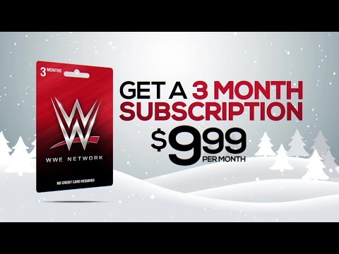 WWE Network gift cards make the perfect holiday gift