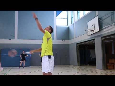 Trailer Badminton Rückhand-Clear Lernen 2 Rückhand ohne Kraft