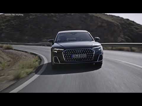New AUDI A8 L 2022 facelift   Driving, Interior tour and Walkaround