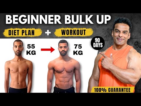 90 Day Beginner Bulk Up Plan | Full Day Diet and Workout | Yatinder Singh