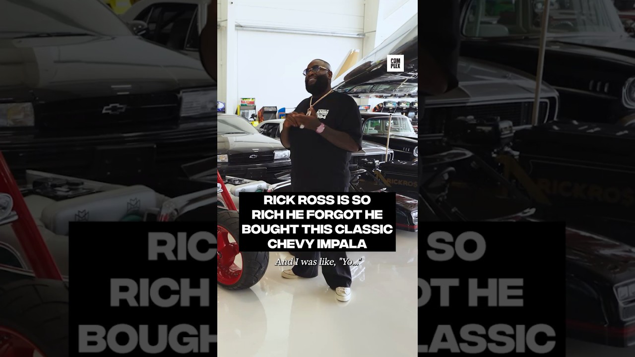 Rick Ross forgot he owned a classic Chevy Impala 😭 #OnDisplay