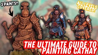 Grand Cathay Infantry Schemes! (Terracotta only takes 3 paints!)