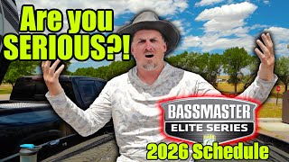 What I HATE About the 2026 Bassmaster Elite Series Schedule...
