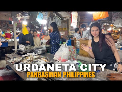 URDANETA CITY, PANGASINAN PHILIPPINES-STREETS AND MARKET TOUR [4k] walking tour 