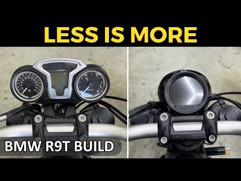 DKdesign KOSO DL-04 Instrument Cluster for BMW R9T | BMW R9T Build Part 16 | BOND Garage