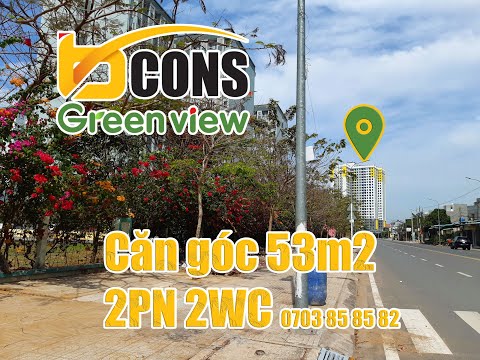 Bán căn hộ đối diện siêu thị GO Dĩ An 53m2 vừa nhận sổ Bcons Green View