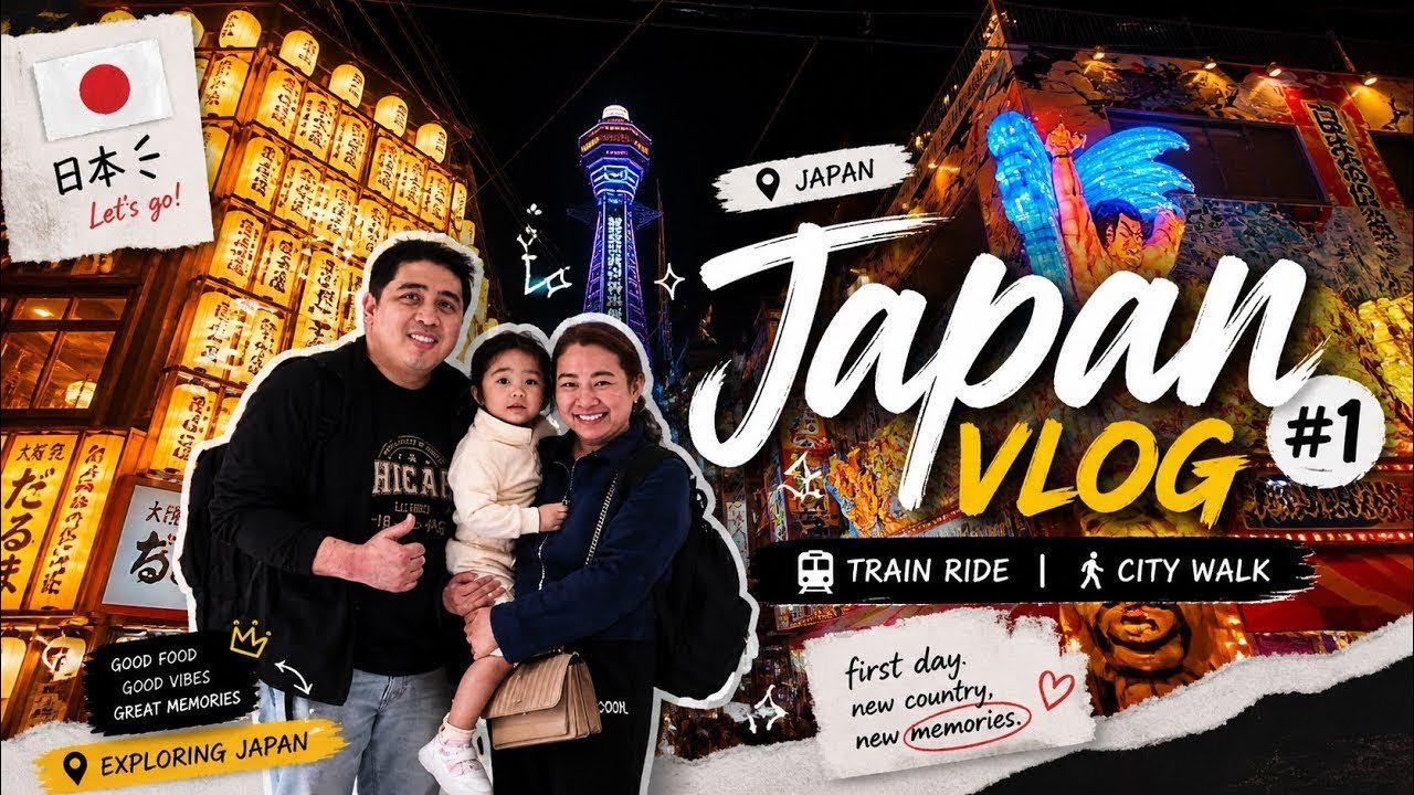 Japan Travel | Day 1: From Singapore to Osaka thumbnail