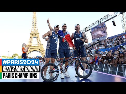 Triple Triumph! 🇫🇷 | Men's BMX Racing 🔥 | Paris Champions