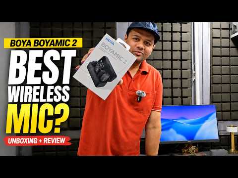 BOYA BOYAMIC 2 AI-Powered 2-Person Wireless Microphone System for Cameras and Mobile Devices (2.4 GHz) video