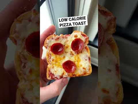 Low Calorie Pizza Toast #shorts