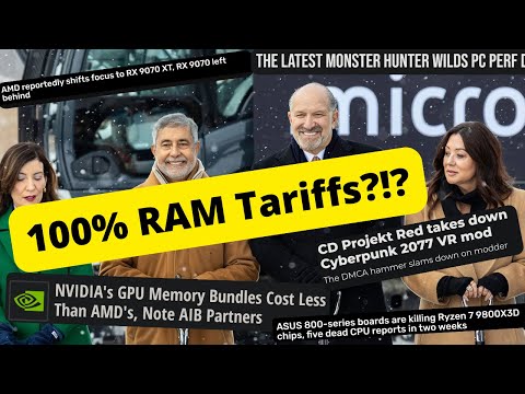 RX 9070 deprioritized? Nvidia VRAM costs Less? ASUS killing 9800X3D now? PC HW News!!!!!!!1!!!!!!!!1