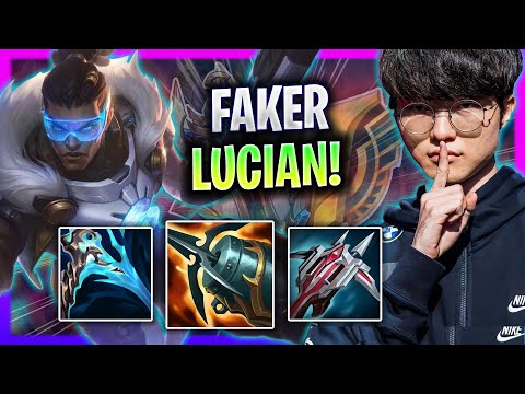 FAKER LUCIAN MID GAMEPLAY KOREA SOLOQ! - T1 Faker Plays Lucian Mid vs Kalista! | Season 2024