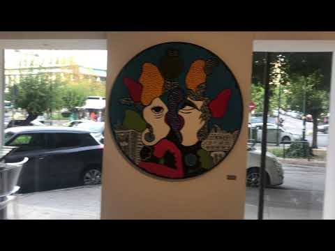 Preparation of the "TONDO" exhibition