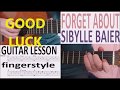 FORGET ABOUT   SIBYLLE BAIER fingerstyle GUITAR LESSON