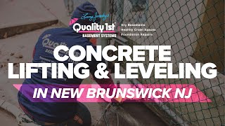 Watch video: Concrete Lifting & Leveling In New Brunswick, NJ